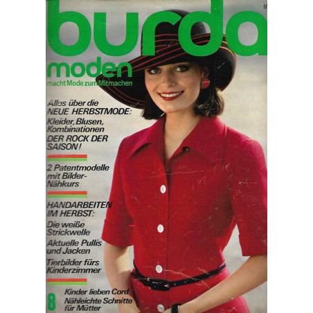 burda Moden 8/August 1974 - Neue Herbstmode