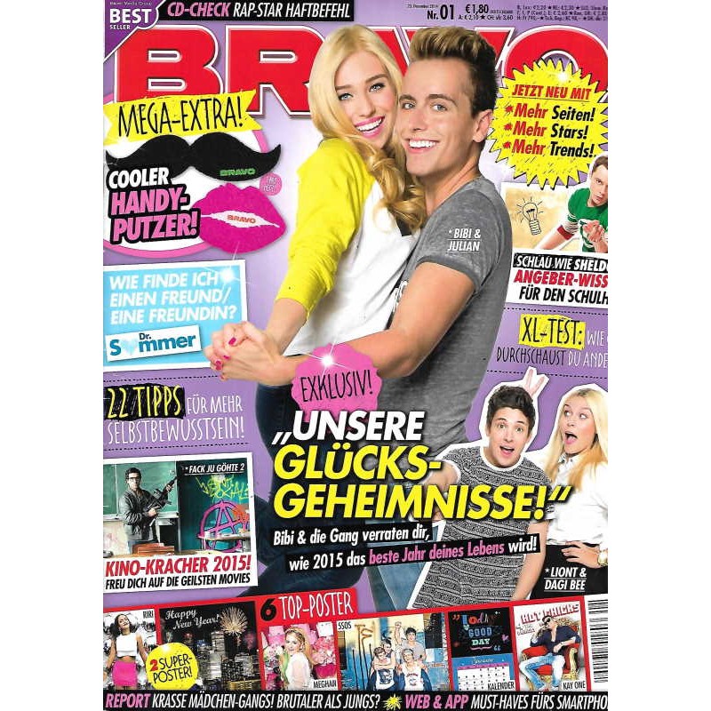BRAVO Nr.1 / 23 Dezember 2014 - Unsere Glücks-Geheimnisse!