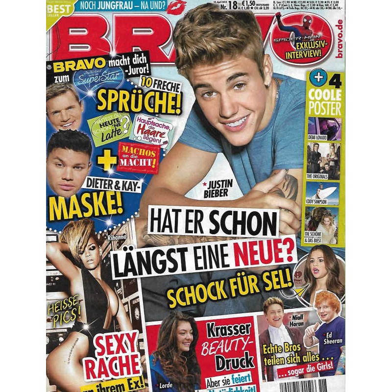 BRAVO Nr.18 / 23 April 2014 - Justin Bieber, Neue?