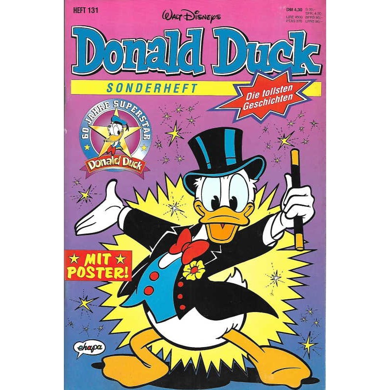 Donald Duck Sonderheft 131 von 1994 - Die tollsten Geschichten