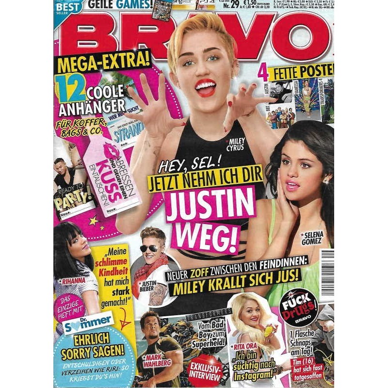 BRAVO Nr.29 / 9 Juli 2014 - Jetzt nehme ich dir Justin weg!