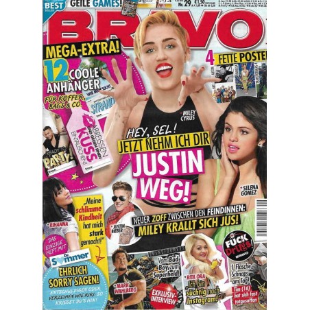 BRAVO Nr.29 / 9 Juli 2014 - Jetzt nehme ich dir Justin weg!