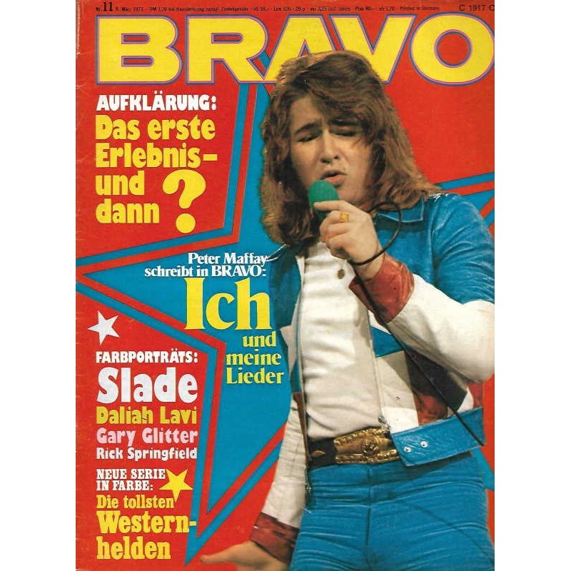 BRAVO Nr.11 / 8 März 1973 - Peter Maffay