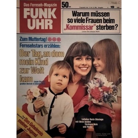 Funk-Uhr Nr. 19 / 9 bis 15 Mai 1970 - Lottofee Karin Dinslage