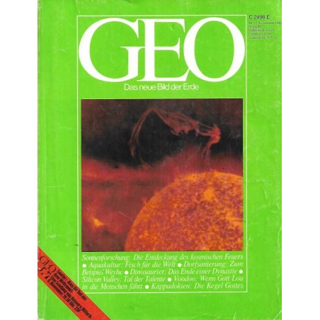 Geo Nr. 11 / November 1981 - Sonnenforschung