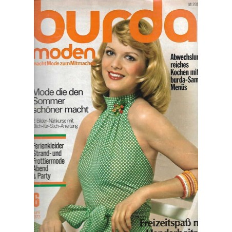 burda Moden 6/Juni 1973 - Ferienkleider