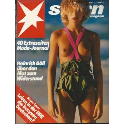 stern Heft Nr.35 / 25 August 1983 - 40 Extraseiten Mode-Journal