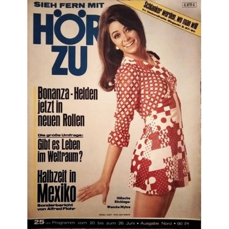 HÖRZU 25 / 20 bis 26 Juni 1970 - Wencke Myhre