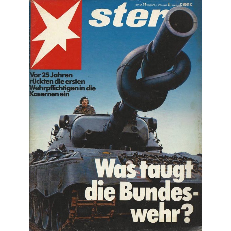 stern Heft Nr.14 / 1 April 1982 - Was taugt die Bundeswehr?