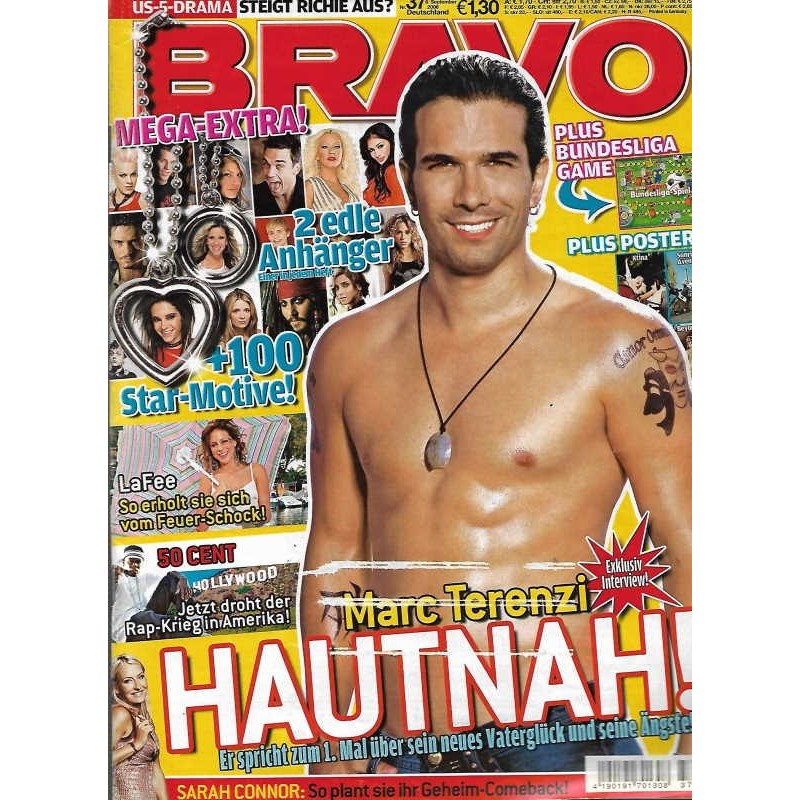 BRAVO Nr.37 / 6 September 2006 - Marc Terenzi hautnah!