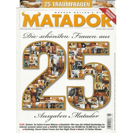 Matador August 2006 - Die schönsten Frauen aus