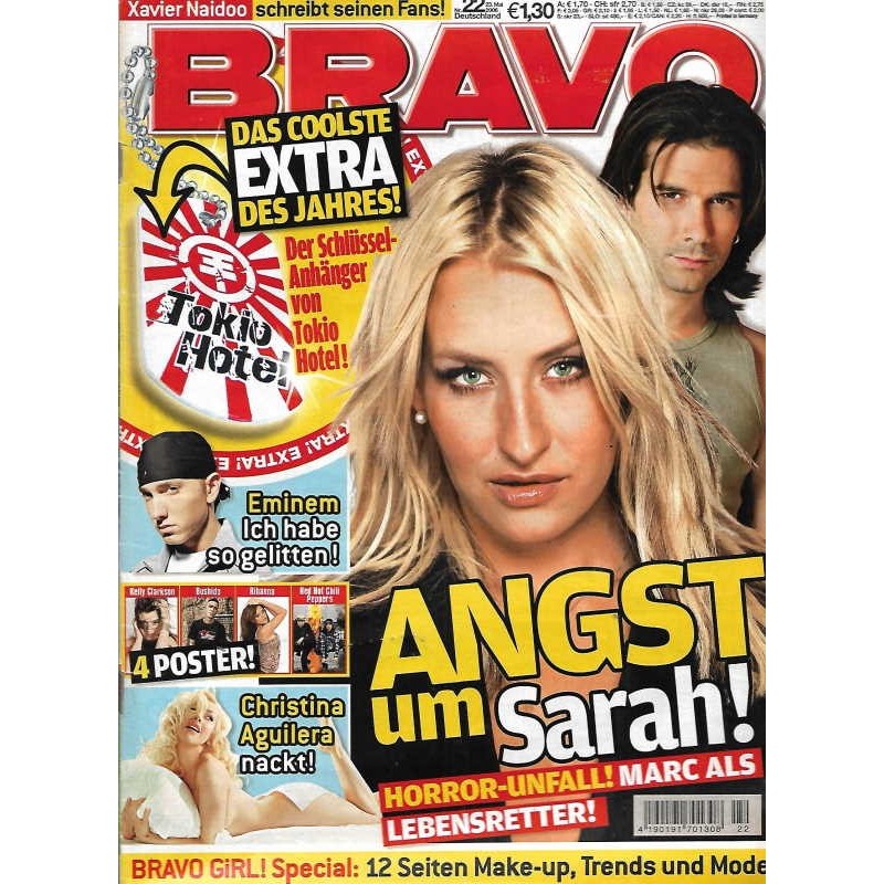 BRAVO Nr.22 / 23 Mai 2006 - Angst um Sarah Connor