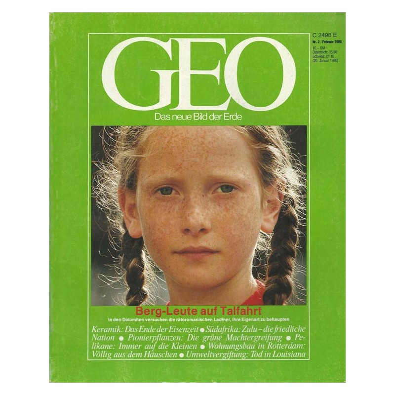 Geo Nr. 02 Februar von 1986