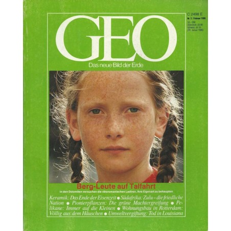Geo Nr. 02 Februar von 1986