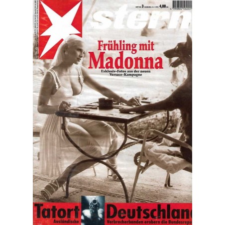 stern Heft Nr.3 / 12 Januar 1995 - Frühling mit Madonna