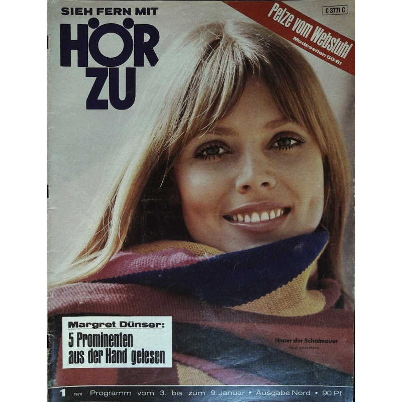 HÖRZU 1 / 3 bis 9 Januar 1970 - Hinter der Schalmauer