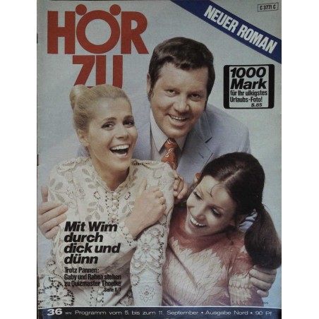 HÖRZU 36 / 5 bis 11 September 1970 - Quizmaster Thoelke