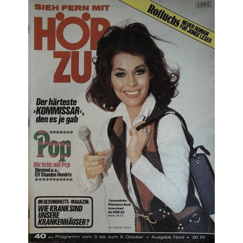 HÖRZU 40 / 3 bis 9 Oktober 1970 - Marianne Koch