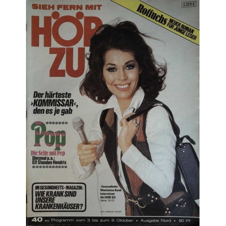 HÖRZU 40 / 3 bis 9 Oktober 1970 - Marianne Koch