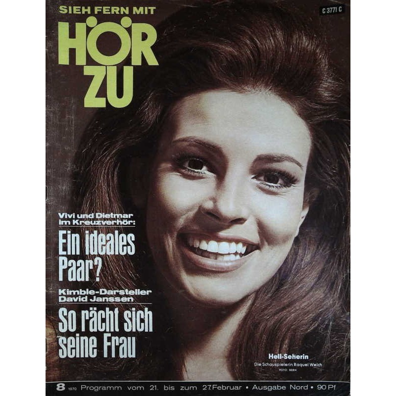 HÖRZU 8 / 21 bis 27 Februar 1970 - Raquel Welch