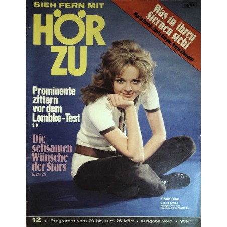 HÖRZU 12 / 20 bis 26 März 1971 - Sabine Sinjen