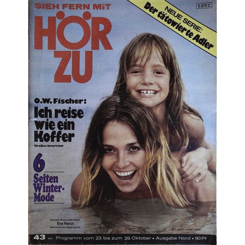 HÖRZU 43 / 23 bis 29 Oktober 1971 - Eva Renzi