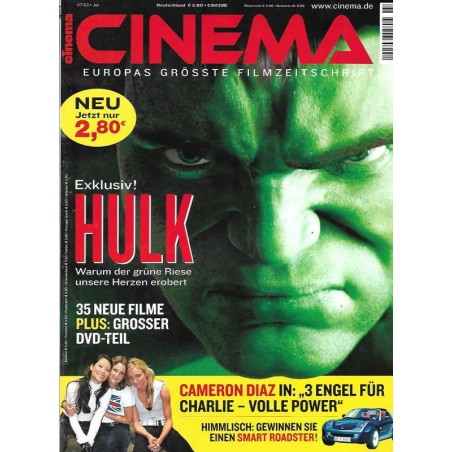 CINEMA 7/03 Juli 2003 - Hulk