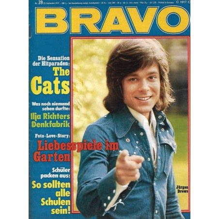 BRAVO Nr.39 / 20 September 1972 - Jürgen Drews