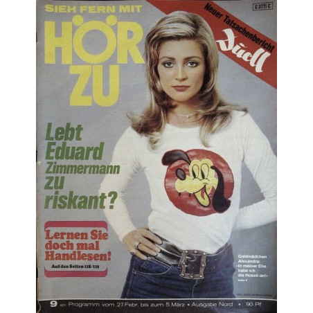 HÖRZU 9 / 27 Feb. bis 5 März 1971 - Glodmädchen Alexandra