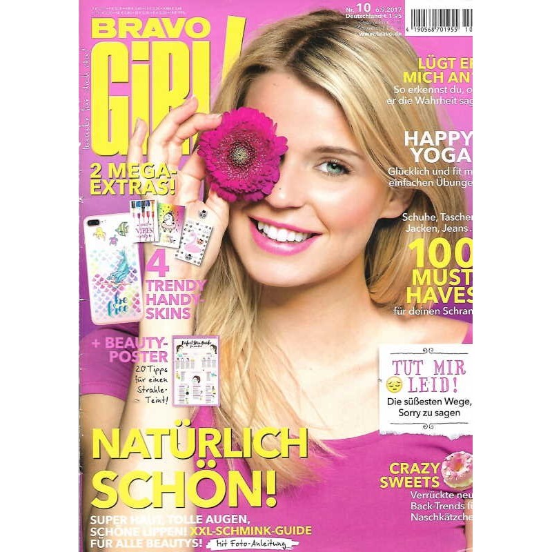 Bravo Girl Nr.10 / 6.9.2017 - Natürlich schön!