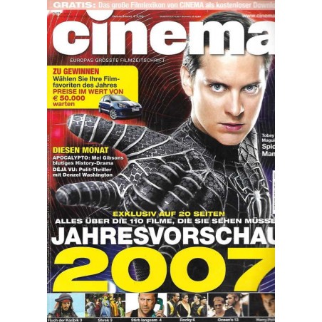 CINEMA 1/07 Januar 2007 - Spiderman 3