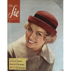 Für Sie Heft 23 / 1 Novemberheft 1958 - Modischer Hut