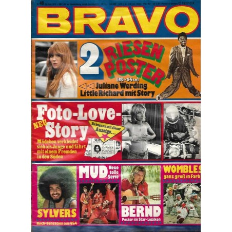 BRAVO Nr.40 / 26 September 1974 - Foto Love Story