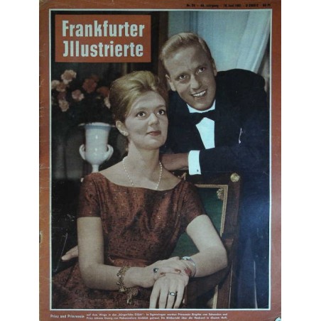 Frankfurter Illustrierte Nr.25 / 18 Juni 1961 - Prinz & Prinzessin
