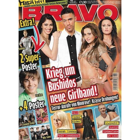 BRAVO Nr.11 / 7 März 2007 - Krieg um Bushidos neue Girlband!