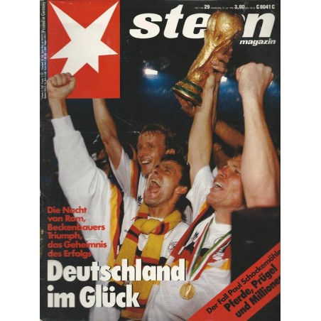stern Heft Nr.29 / 12 Juli 1990 - Deutschland im Glück