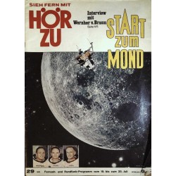 HÖRZU 29 / 19 bis 25 Juli 1969 - Start zum Mond