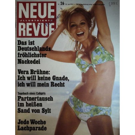 Neue Revue Nr.26 / 28 Juni 1970 - Tagebuch eines Callgirls