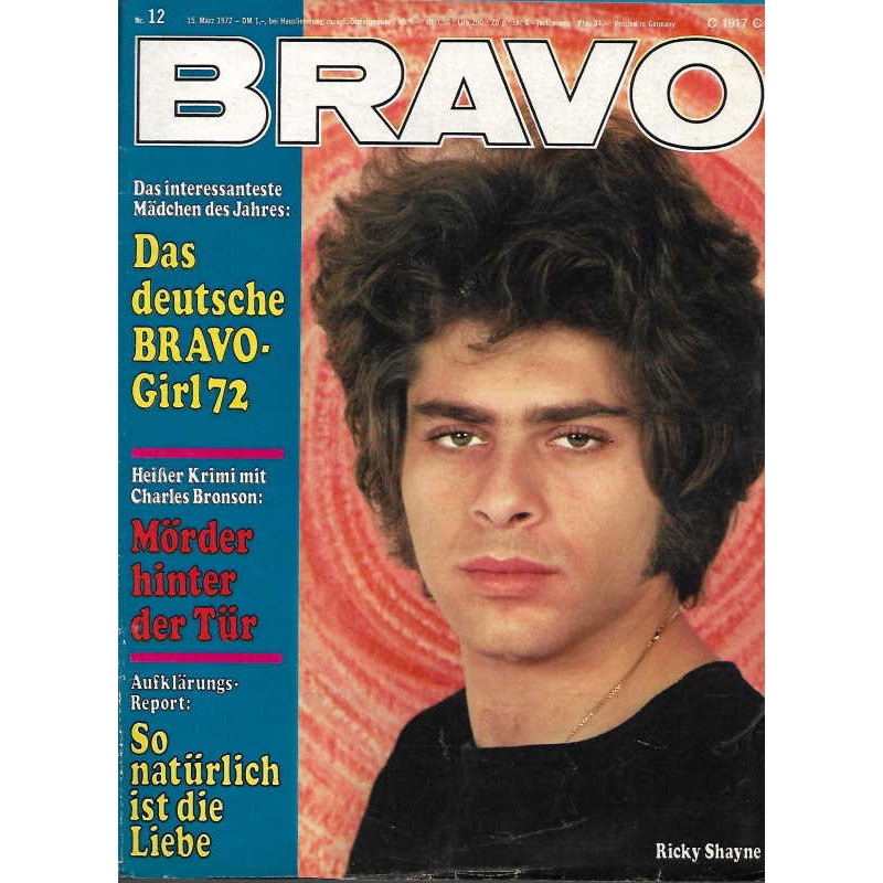 BRAVO Nr.12 / 15 März 1972 - Ricky Shayne