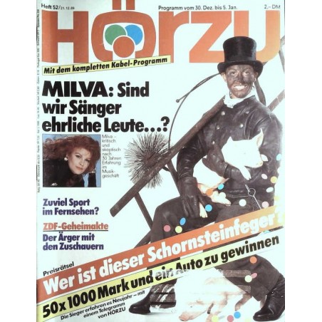 HÖRZU 52 / 30 Dez. bis 5 Jan. 1989 - Wer... Schornsteinfeger?