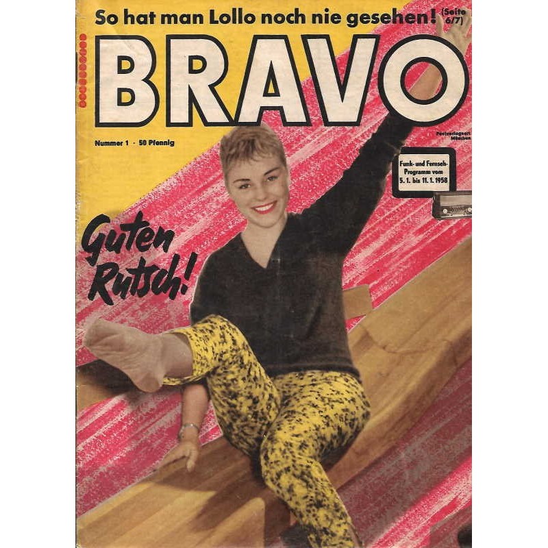 BRAVO Nr.1 / 31 Dezember 1958 - Susanne Cramer