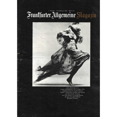 Frankfurter Allgemeine Heft 155 / Februar 1983 - Jean Shrimpton