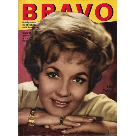 BRAVO Nr.38 / 17 September 1963 - Lilo Pulver