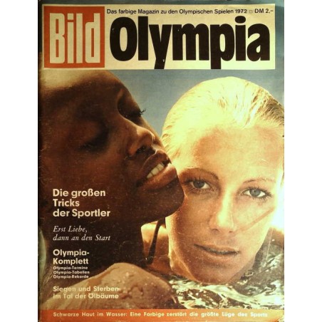 Bild Olympia 1972 - Schwarze Haut im Wasser