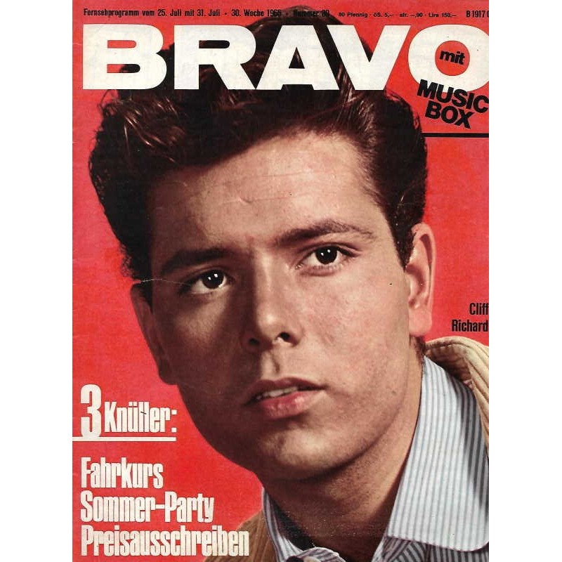 BRAVO Nr.30 / 20 Juli 1965 - Cliff Richard
