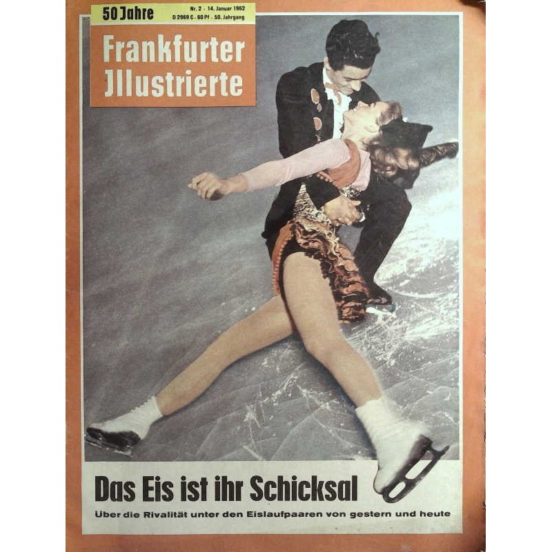 Frankfurter Illustrierte Nr.2 / 14 Januar 1962 - Eislaufpaare