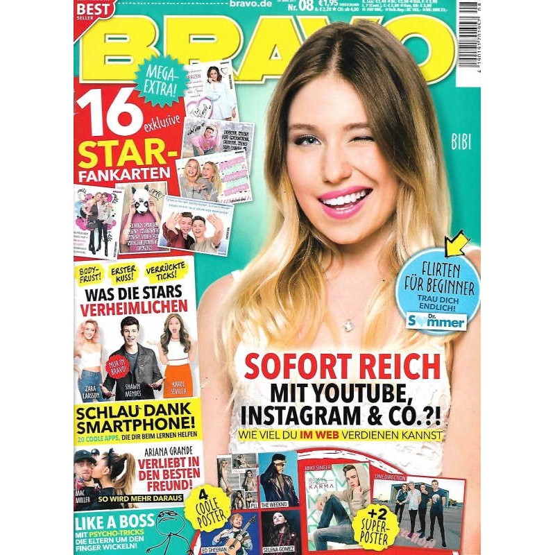 BRAVO Nr.8 / 29 März 2017 - Sofort reich wie Bibi