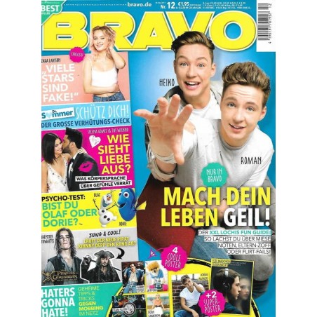 BRAVO Nr.12 / 24 Mai 2017 - Mach dein Leben geil!