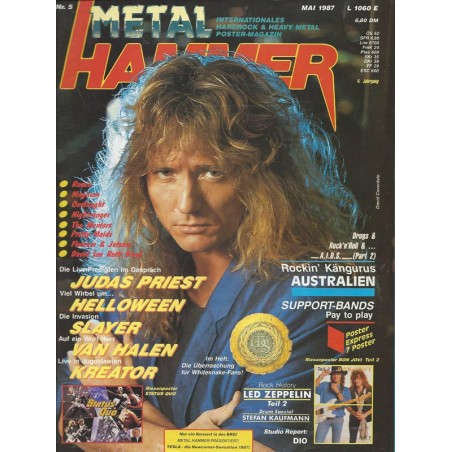 Metal Hammer Heft 5 Mai von 1987