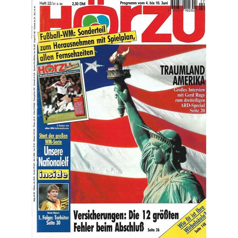 HÖRZU 22 / 4 bis 10 Juni 1994 - Traumland Amerika